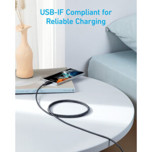 کابل 0.9 متر USB-C به USB-C انکر مدل Anker 322 USB-C to USB-C Cable A81F5 17 کابل 0.9 متر USB-C به USB-C انکر مدل Anker 322 USB-C to USB-C Cable A81F5