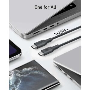 کابل USB-C به USB-C انکر مدل Anker 544 PowerLine USB-C to USB-C 0.9m A80F5 15 کابل USB-C به USB-C انکر مدل Anker 544 PowerLine USB-C to USB-C 0.9m A80F5