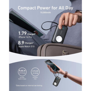 پاوربانک انکر مدل Anker MagGo Power Bank 10K A1657 15 پاوربانک 10000 میلی آمپر ساعت انکر مدل Anker MagGo Power Bank 10K A1657