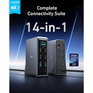 هاب دیتا 14 پورت انکر Anker Prime Charging Docking Station 14 in 1 A83B6 16 هاب دیتا 14 پورت انکر Anker Prime Charging Docking Station 14 in 1 A83B6