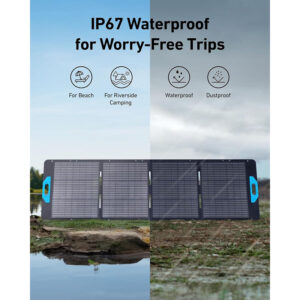 پنل خورشیدی 400 وات انکر مدل Anker SOLIX 400W Foldable Solar Panel A2437 7 پنل خورشیدی 400 وات انکر مدل Anker SOLIX 400W Foldable Solar Panel A2437