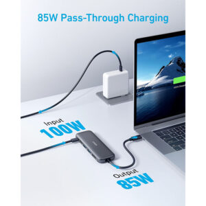 هاب 5 در 1 USB-C انکر مدل Anker USB C 332 Hub Adapter 5-in-1 A8355 17 هاب 5 در 1 USB-C انکر مدل Anker USB C 332 Hub Adapter 5-in-1 A8355