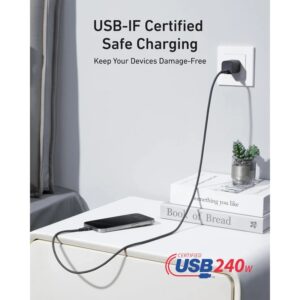 کابل USB-C به USB-C انکر مدل Anker USB-C to USB-C Cable 0.9m A82E2H11 17 کابل USB-C به USB-C انکر مدل Anker USB-C to USB-C Cable 0.9m A82E2H11